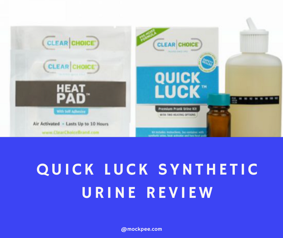 a review of quick luck synthetic urine