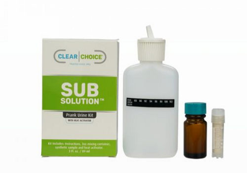 an image of the widely used sub solution synthetic urine brand